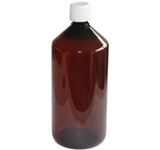 Bruine fles 1000 ml